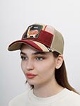 Бейсболка GOORIN BROTHERS арт. 101-1110 (бежевый / красный)